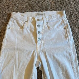 Madewell white Jean